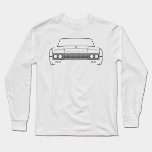 1967 vintage Lincoln Continental outline graphic (black) Long Sleeve T-Shirt